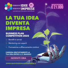 Partecipa alla 24ª edizione di Nuove Idee Nuove Imprese – Iscrizioni aperte!